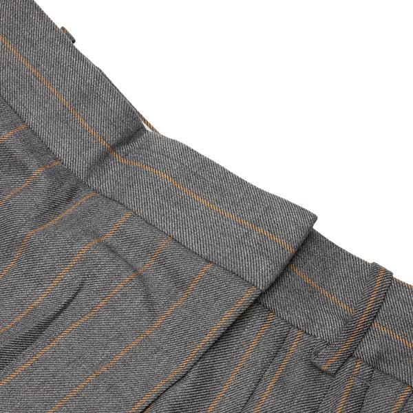 S.b. Concept GANNI Stripe Cross-Over Pants Pewter