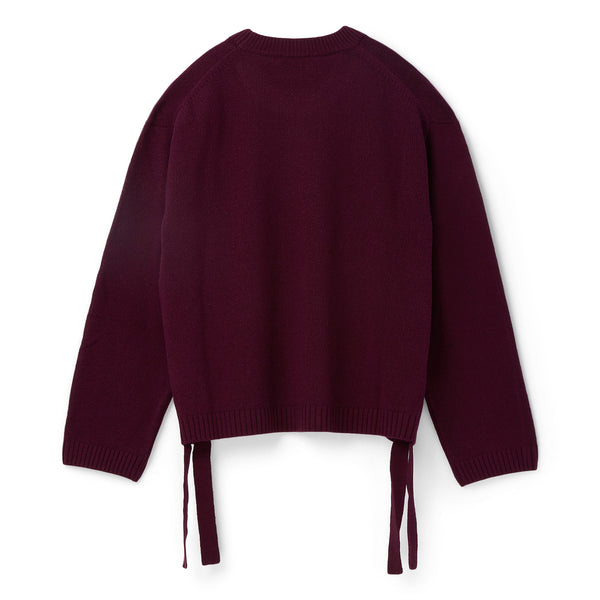 S.b. Concept GANNI Wool Mix Sweater Burgundy