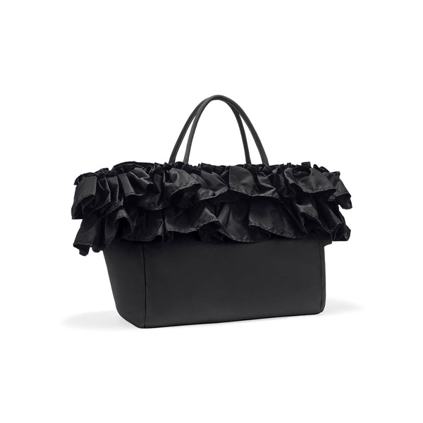 S.b. Concept GANNI XXL Ruffle Totebag Black