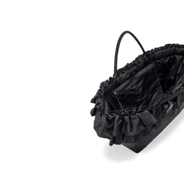 S.b. Concept GANNI XXL Ruffle Totebag Black