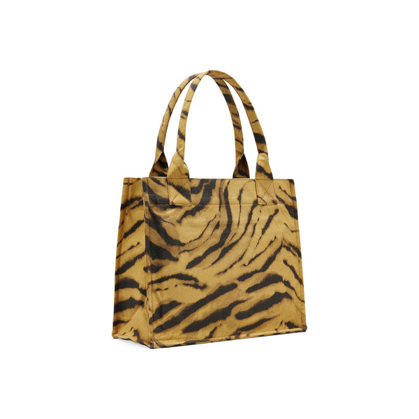 S.b. Concept GANNI Zebra Print Large Tote Khaki