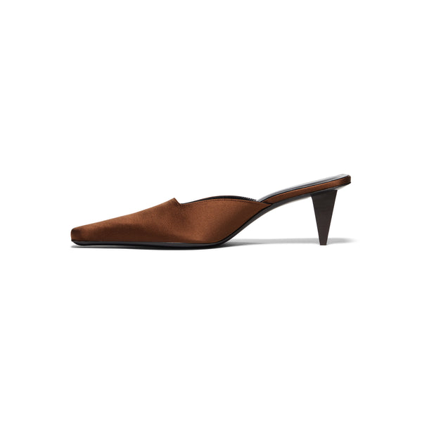 S.b. Concept Jude Iris Mule Brown Satin