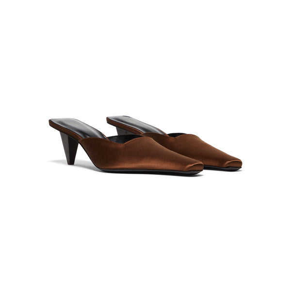 S.b. Concept Jude Iris Mule Brown Satin