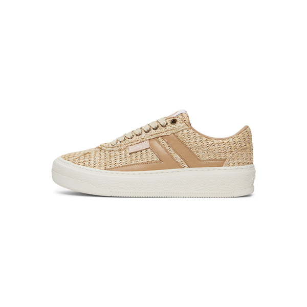 S.b. Concept Lanvin Cash Raffia Sneakers Natural