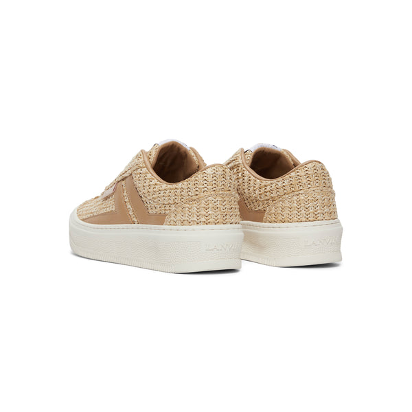 S.b. Concept Lanvin Cash Raffia Sneakers Natural