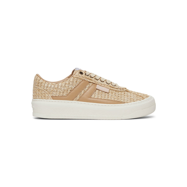 s.b. concept Lanvin Cash Raffia Sneakers Natural