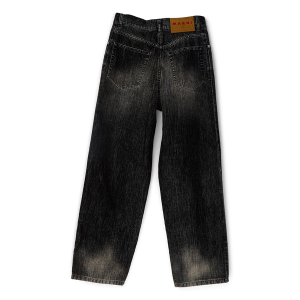 S.b. Concept MARNI Flocked Denim Jeans Black