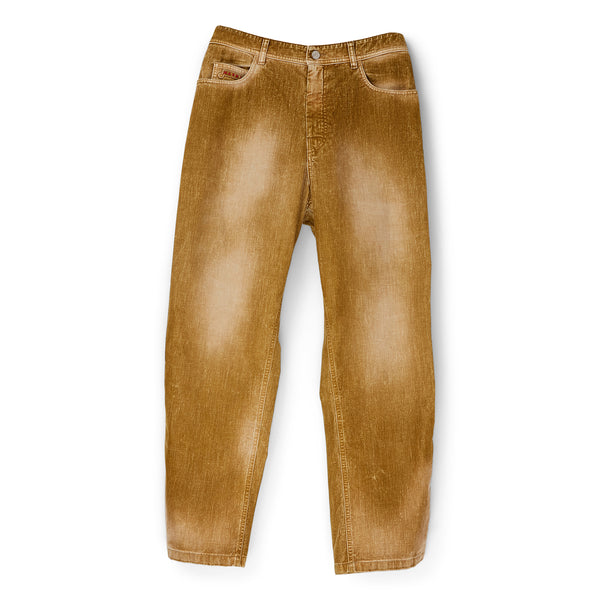 s.b. concept MARNI Flocked Denim Trousers Beige