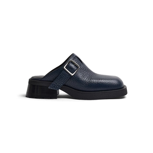 s.b. concept Miista Aroa Buckled Mules Navy