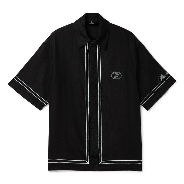 s.b. concept REPRESENT Border Shirt Jet black