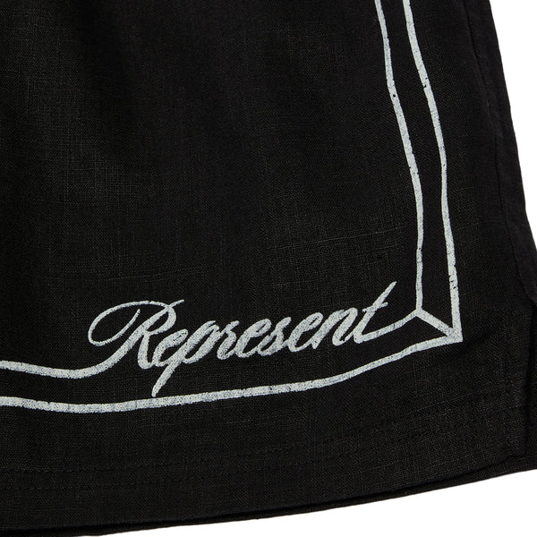 S.b. Concept REPRESENT Border Short Jet Black