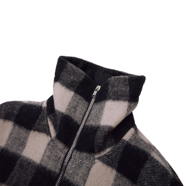 S.b. Concept Rick Owens Exploder Jacket Black Plaid