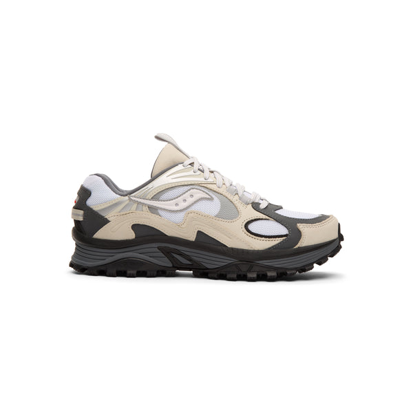 s.b. concept Saucony Grid Aura X White · Silver