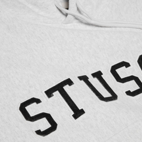 S.b. Concept Stussy Applique Hoodie Ash Heather