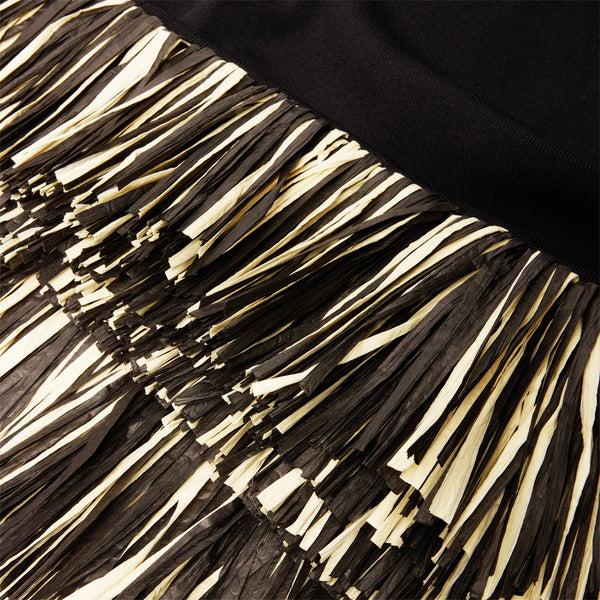 S.b. Concept Simon Miller Boa Knit Raffia Dress Black