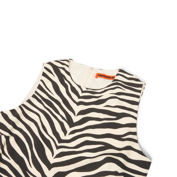 S.b. Concept Simon Miller Casablanca Fringe Dress Zebra Print