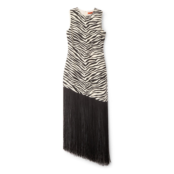 s.b. concept Simon Miller Casablanca Fringe Dress Zebra print