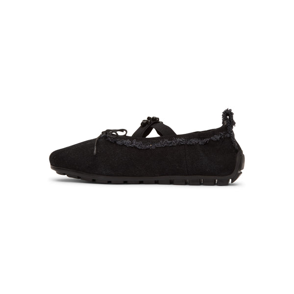 S.b. Concept Simone Rocha Embellished Ballerina Grip Flats Black · Jet
