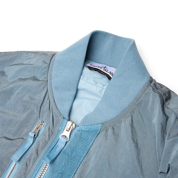 S.b. Concept Stone Island Bomber Jacket Blue Acciaio