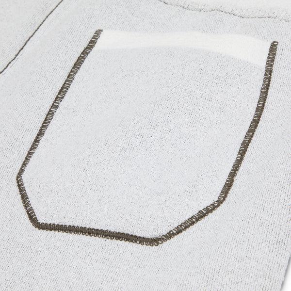 S.b. Concept Stone Island Double Face Knit Shorts Ivory