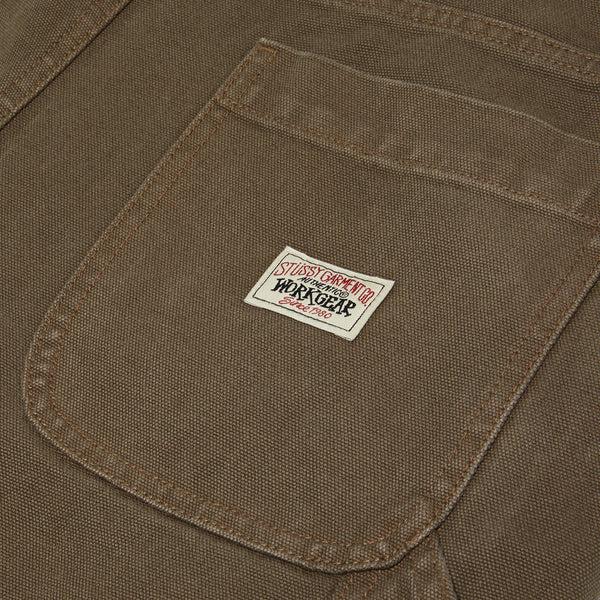 S.b. Concept Stussy Work Short Washed Canvas Shorts Brown