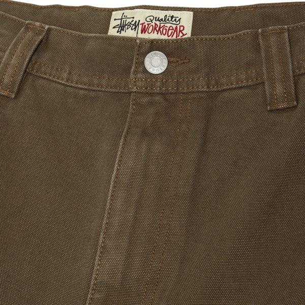S.b. Concept Stussy Work Short Washed Canvas Shorts Brown