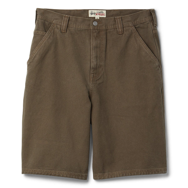 s.b. concept Stussy Work Short Washed Canvas Shorts Brown
