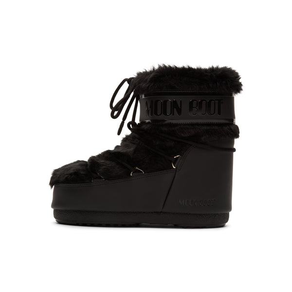 S.b. Concept Tecnica Moon Boot Icon Low Faux Fur Boots Black