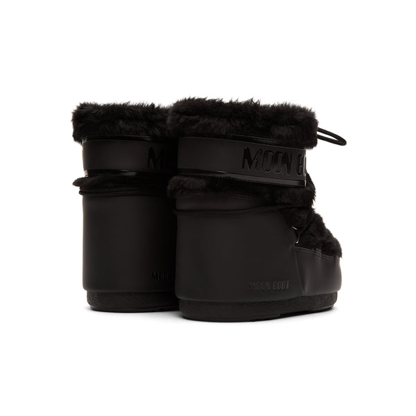 S.b. Concept Tecnica Moon Boot Icon Low Faux Fur Boots Black