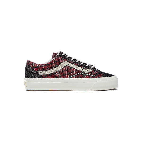s.b. concept Vans LX Old Skool 36 Geo check bordeaux red