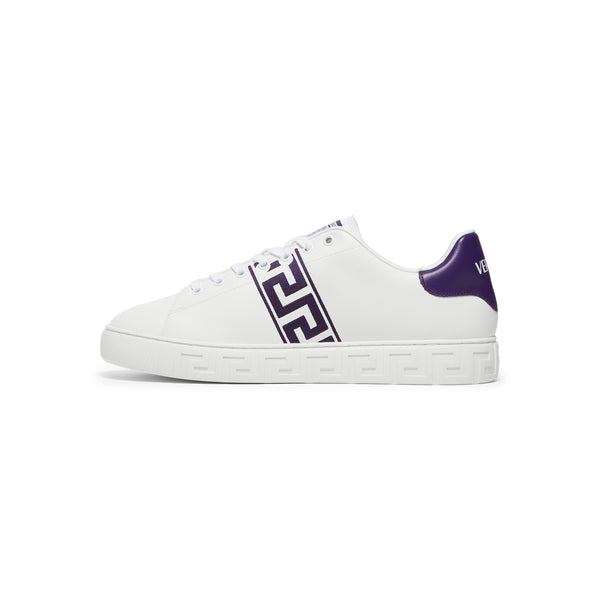 S.b. Concept Versace Embroidered Greca Sneakers White · Purple