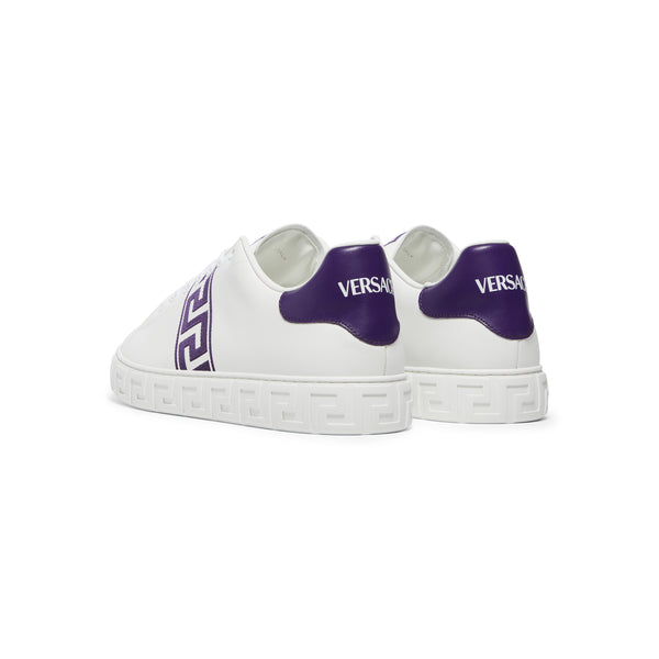 S.b. Concept Versace Embroidered Greca Sneakers White · Purple