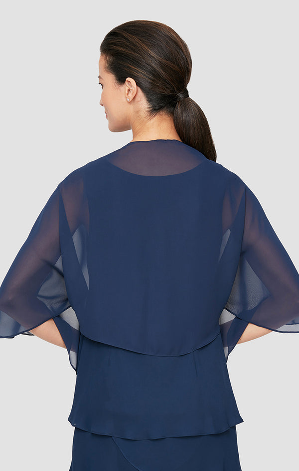 S.L. Fashions Multi-Wear Chiffon Shawl