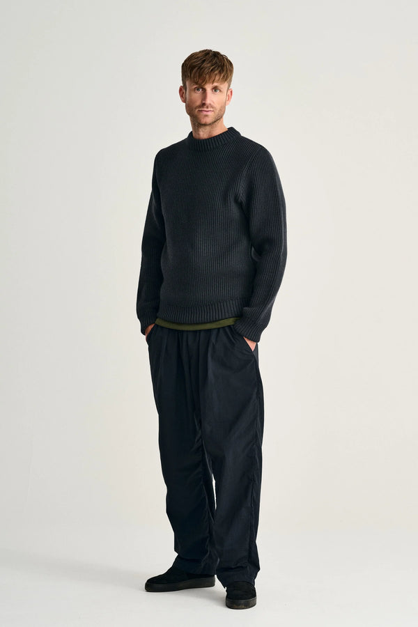 S.n.s. Herning FELT-0 Crew Neck | Rund Hals Molten Grey (f)