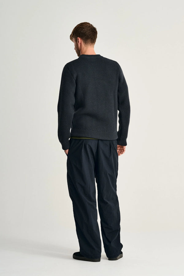 S.n.s. Herning FELT-0 Crew Neck | Rund Hals Molten Grey (f)