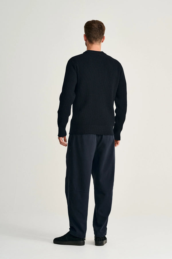 S.n.s. Herning FENDER Crew Neck | Rund Hals Navy Blue (f)
