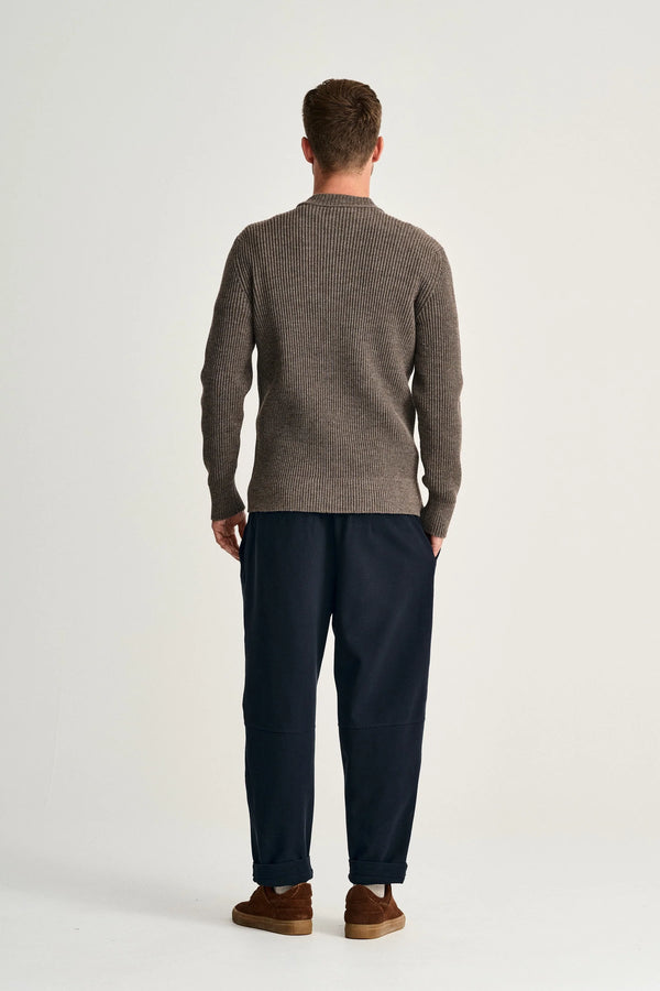 S.n.s. Herning FENDER Crew Neck | Rund Hals Terra-II Brown