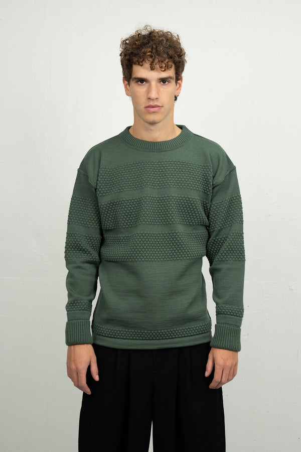 S.n.s. Herning FISHERMAN Crew Neck | Rund Hals Copper Green