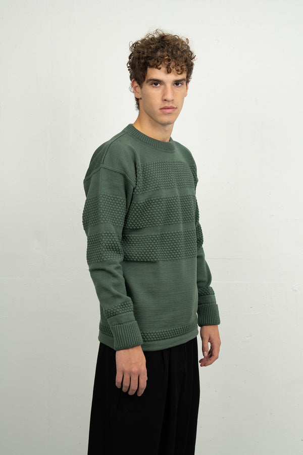 S.n.s. Herning FISHERMAN Crew Neck | Rund Hals Copper Green