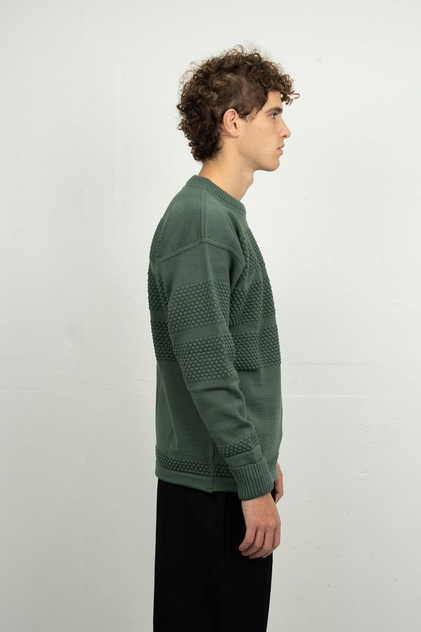 S.n.s. Herning FISHERMAN Crew Neck | Rund Hals Copper Green