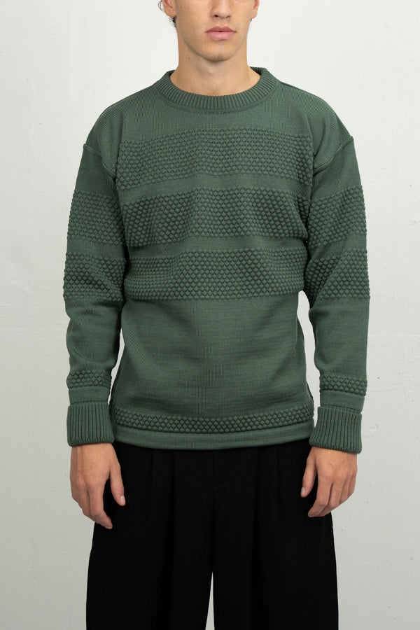 s.n.s. herning FISHERMAN crew neck | rund hals copper green
