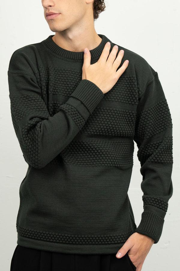 S.n.s. Herning FISHERMAN Crew Neck | Rund Hals Dark Forest Green