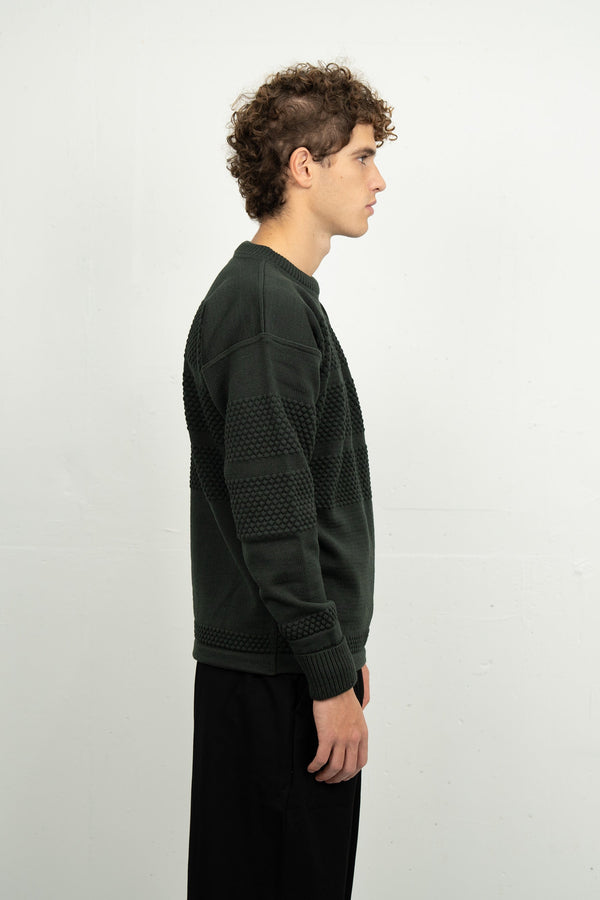 S.n.s. Herning FISHERMAN Crew Neck | Rund Hals Dark Forest Green