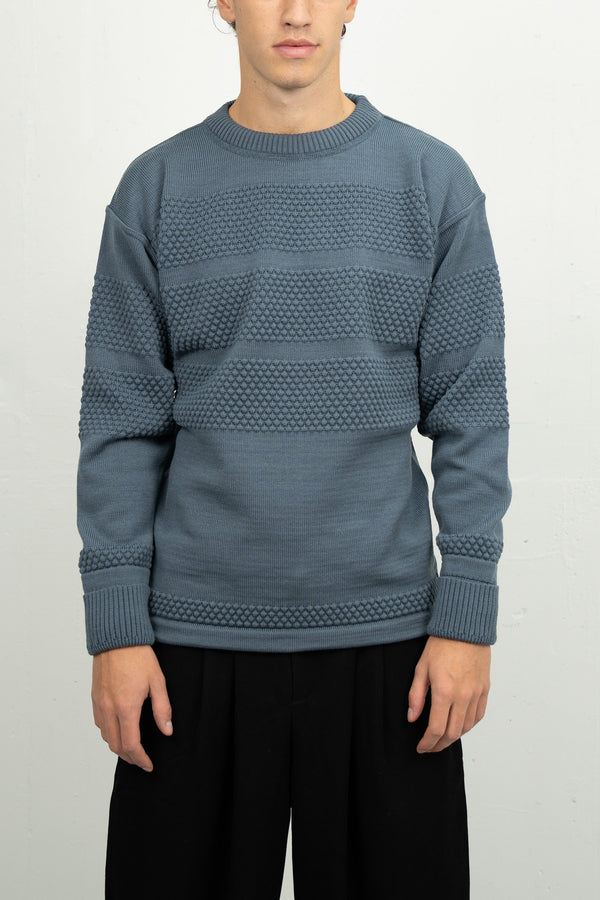 s.n.s. herning FISHERMAN crew neck | rund hals slate blue