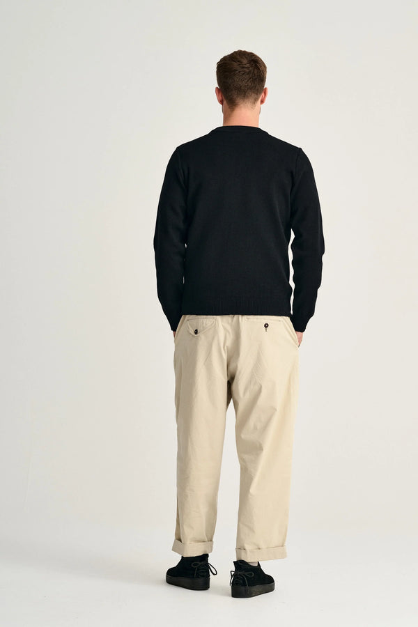 S.n.s. Herning MARINE-III Crew Neck | Rund Hals Black Void (f)