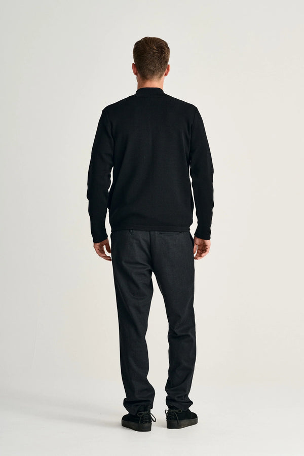 S.n.s. Herning NAVAL Full Zip | Lang Lynlås Black Void (f)