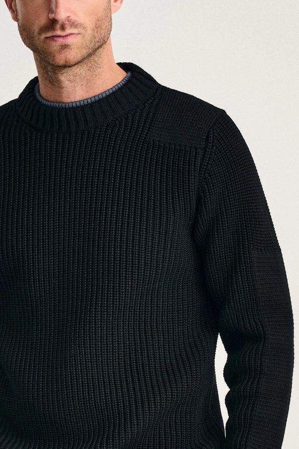 S.n.s. Herning ROBUST Crew Neck | Rund Hals Black Void (f)