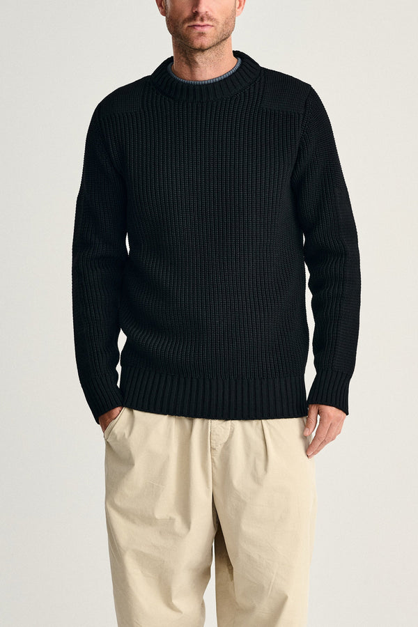 s.n.s. herning ROBUST crew neck | rund hals black void (f)