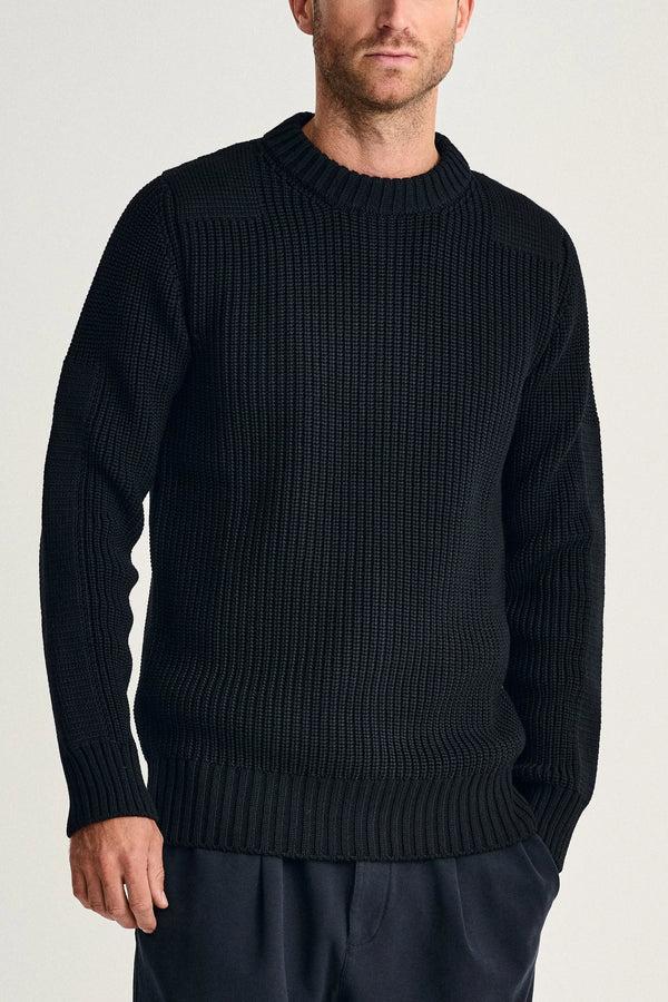 S.n.s. Herning ROBUST Crew Neck | Rund Hals Navy Blue (f)