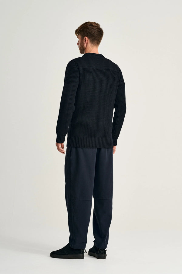 S.n.s. Herning ROBUST Crew Neck | Rund Hals Navy Blue (f)
